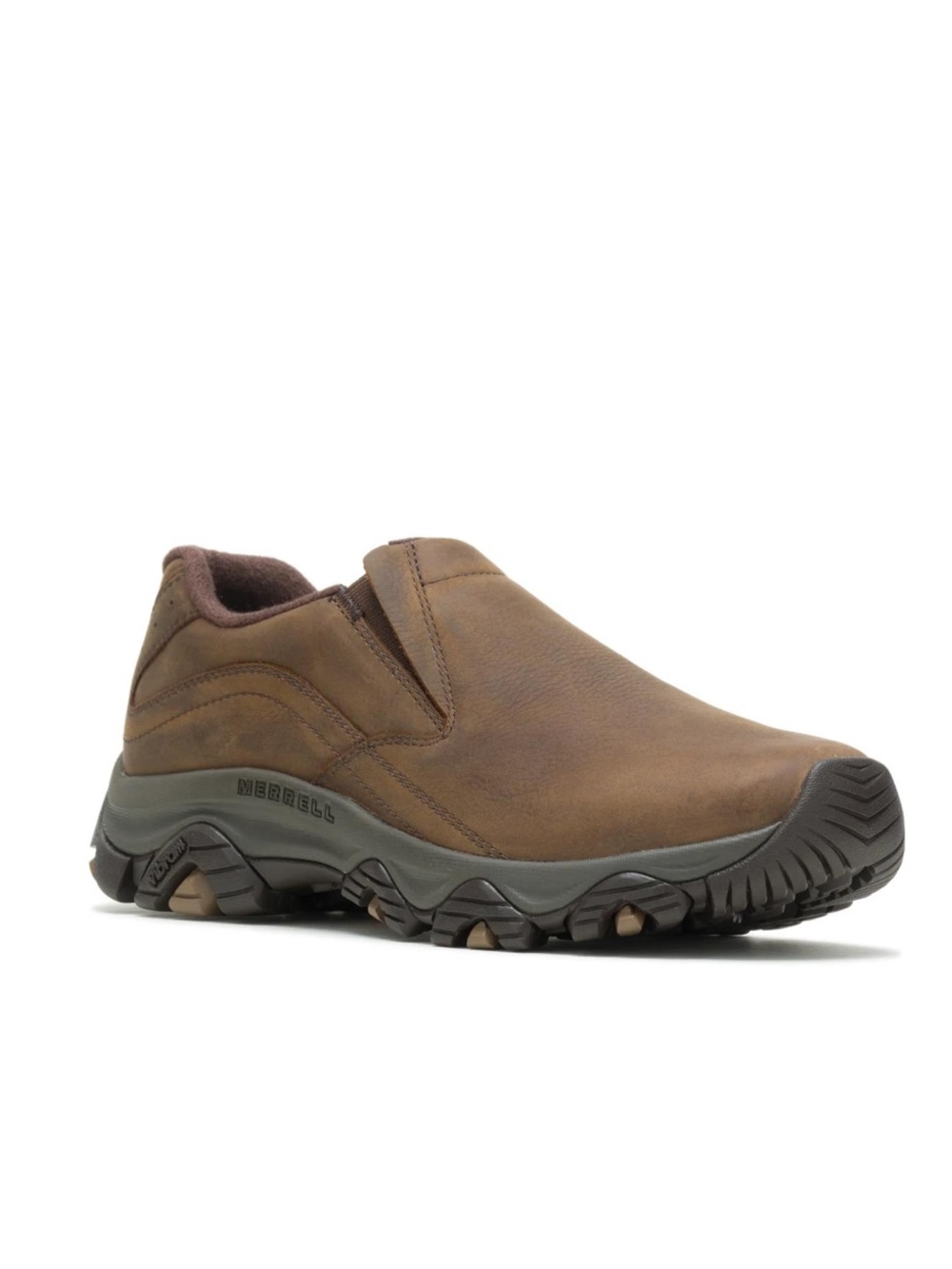 Merrell Men's Moab Adventure Moc slip-on hiking brown nubuck size 11.5 new